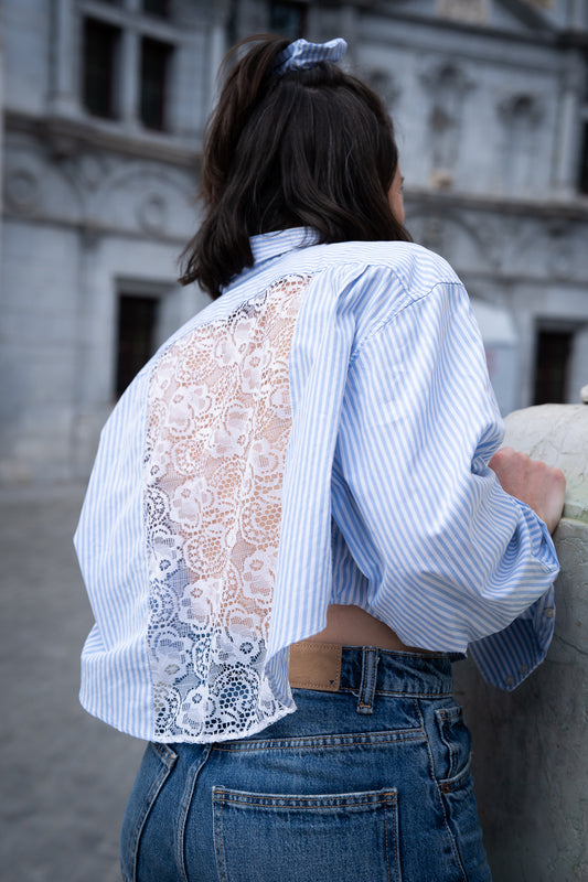 Chemisette upcyclée
